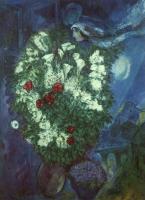 Chagall, Marc - Bouquet with Flying Lovers
